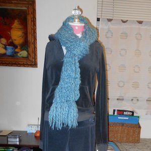 Lucky Brand Knit Scarf Light Slate Blue